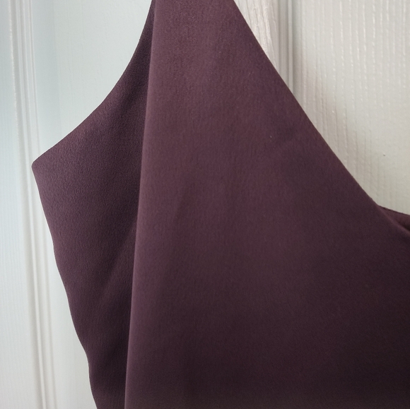 Aritzia Talula Satin Dress Plum - Picture 2 of 3